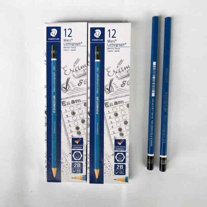 ดินสอ Staedtler 2B ชิ้นดั้งเดิม