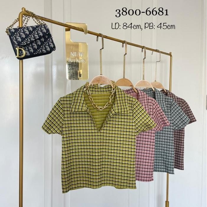 (Allthebest) Sanfhasion~Moana เสื้อคอปกคอวี SEO ยาวสบาย