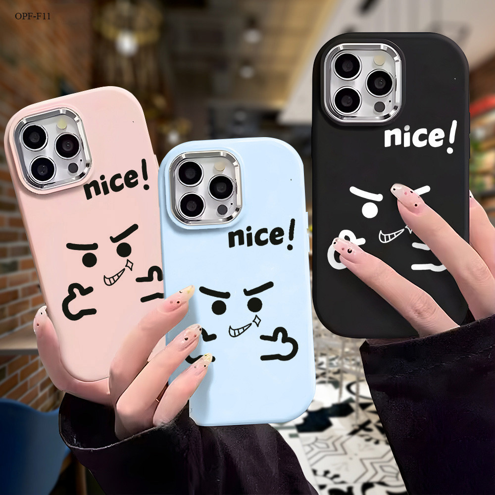 OPPO Reno 11 13F 11F 7 8 7Z 8Z F11 F9 F1S Pro 4G 5G สําหรับ Softcase HP เคสโทรศัพท์ปลอก FA19 4097