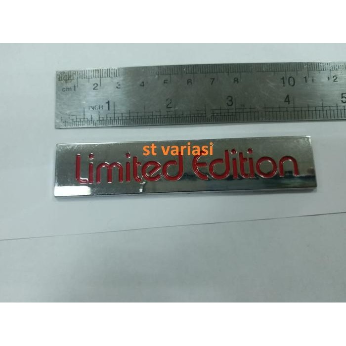 สติ๊กเกอร์ 3D EMBLEM LIMITED EDITION ABS HRV CAR