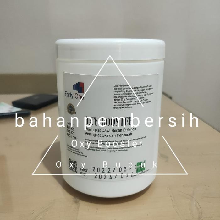 OXY BOOSTER, KLEEN-R, @1 KG CLEAN POWER BOOSTER & FABRIC BRIGHTENER