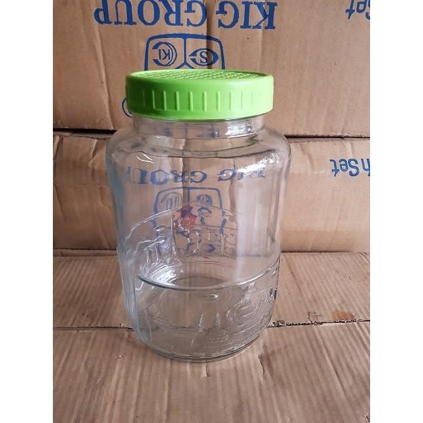 CRACKER JAR/LARGE GLASS JAR/JAR/SARAK KESELEO JAR CODE 880
