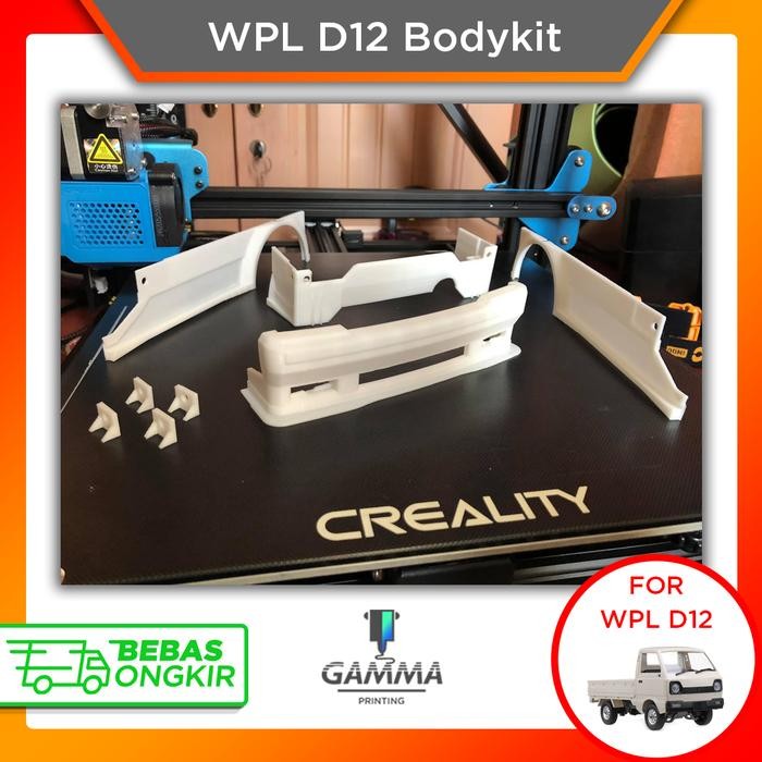 Wpl D12 Body Kit Drift อัพเกรด Suzuki Carry - Bumper Bodykit
