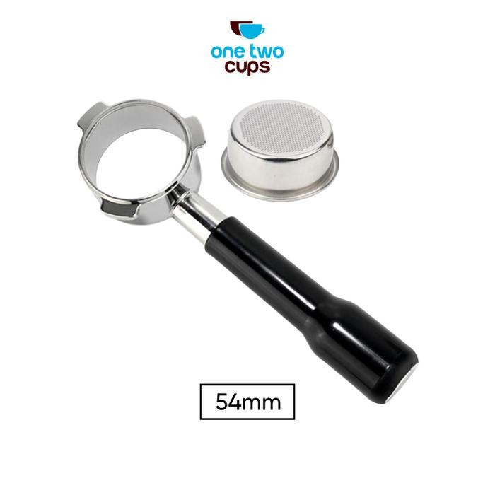 - One Two Cups Bottomless Naked Portafilter Stainless 54Mm - Fr4