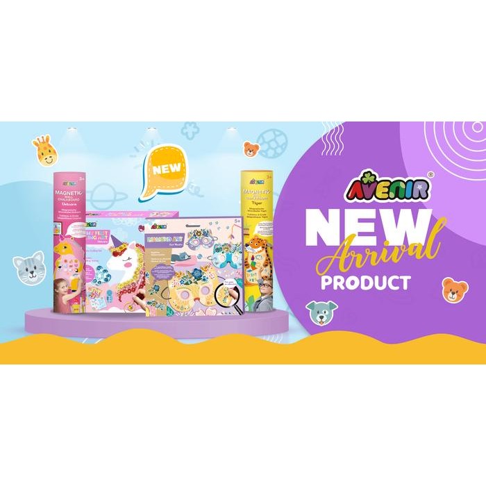 (Allthebest) ของเล่นเพื่อการศึกษา STRING ART-UNICORNS