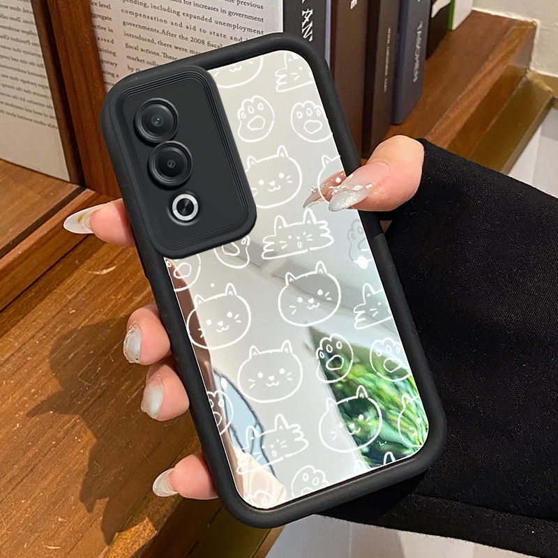 HPปลอกสําหรับOPPO A3 Pro 5G A80 5G A3 4G A3 5G A3X 4G A3x 5GกรณีกระจกปลอกซิลิโคนHPปลอกหมีโทรศัพท์มือ