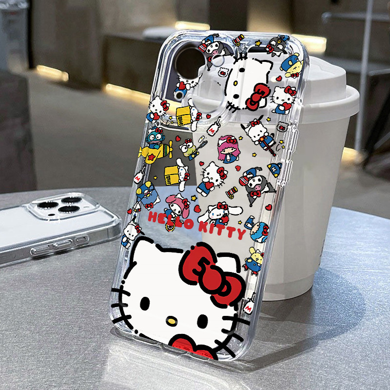 น่ารัก Hello Kitty การ์ตูนกรณีต่างประเทศ Vivo Y21d Z10R 5G iQOO Z10 Lite V60 Lite Y400 V60 Y29 V50 L
