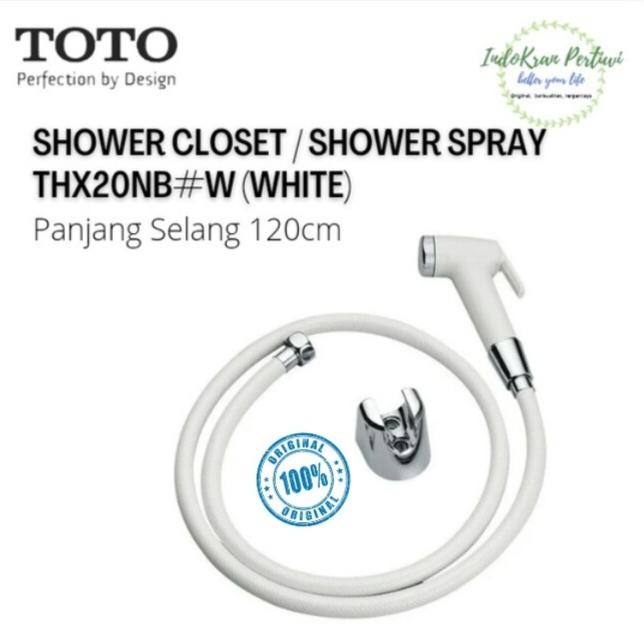 TOTO THX20N สเปรย์อาบน้ําโถสุขภัณฑ์สีขาว - TOTO Shower Closet