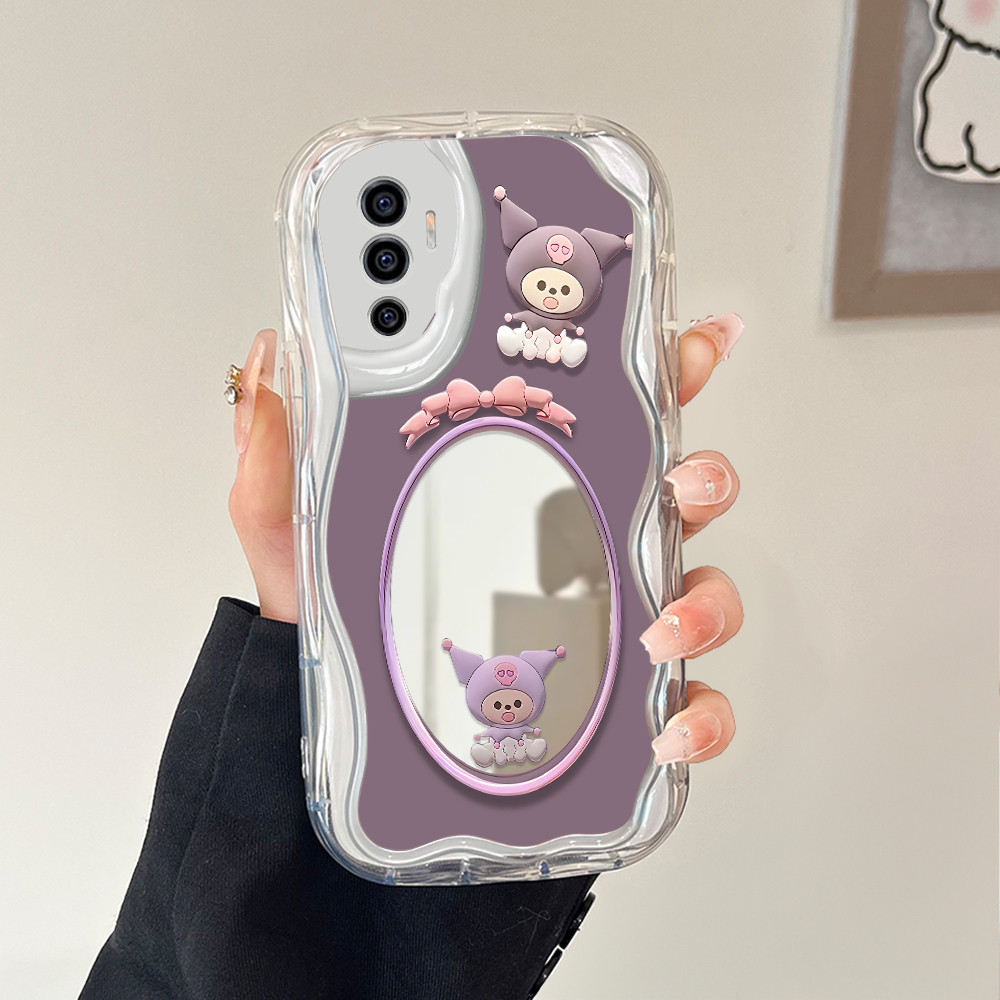 VIVO V23E 4G 5G สําหรับกระจกครีมปลอกนุ่มน่ารัก Softcase การ์ตูนเต็ม Hp ผีเสื้อ Kesing Cassing 5489 J