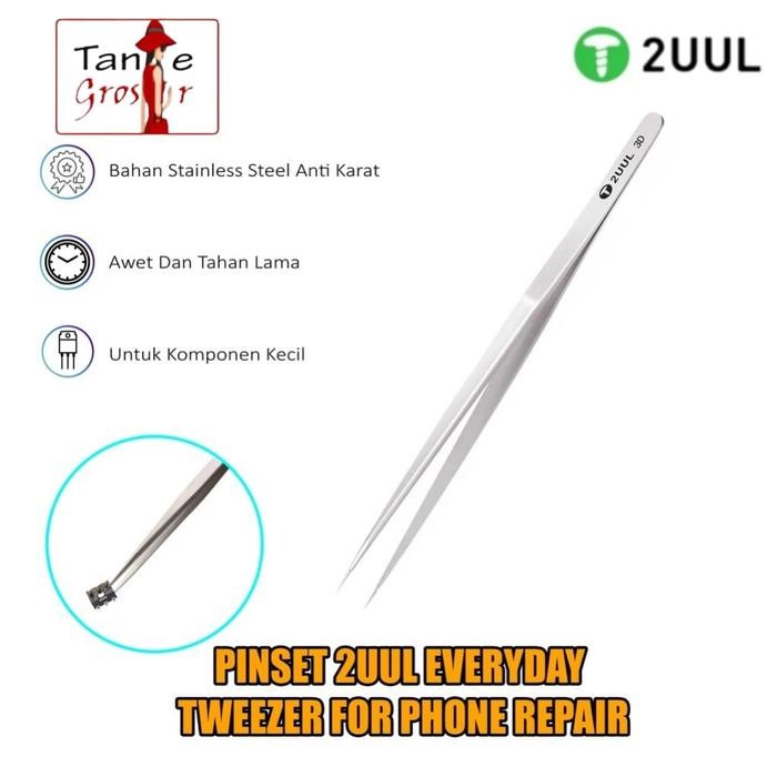 2-UUL TW01 HAND FINISH 3D TWEZERS สําหรับซ่อมโทรศัพท์ที่แม่นยํา