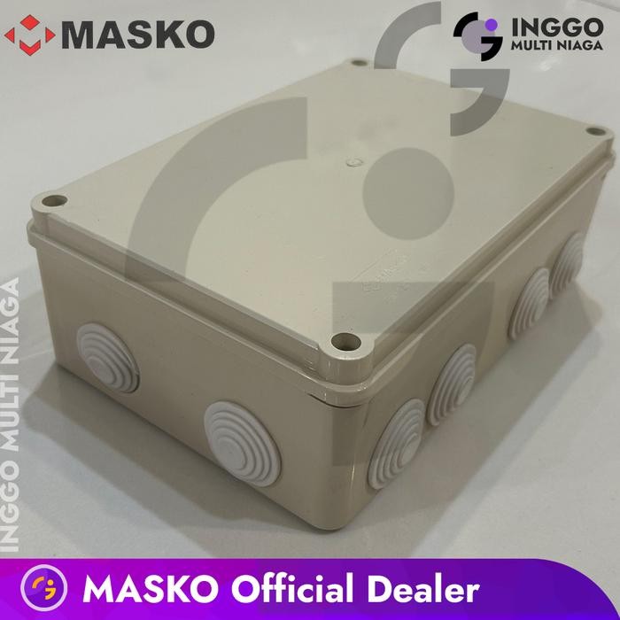 Duradus Masko 150X220X75Mm Pvc Junction Box ครีมสีขาว Dorados Dordus Cctv