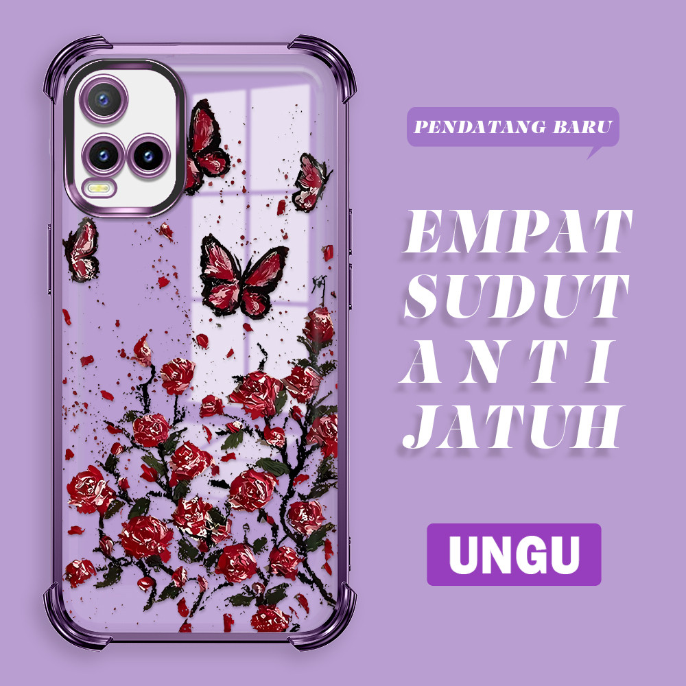 VIVO Y21 Y21S Y33S Y21A Y21T Y33T T1X แฟชั่น Soft Case Softcase Hp ปลอก Kesing D09 7-2 S3-0836