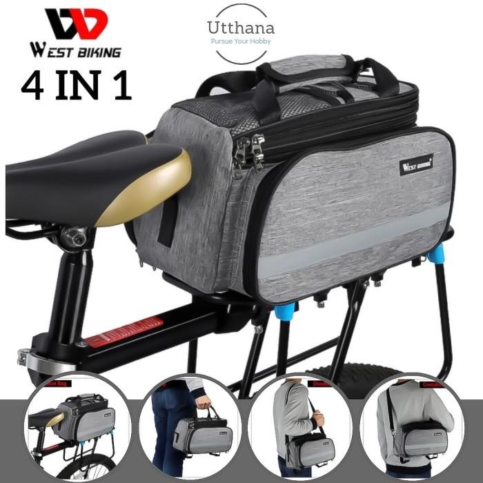 คว้าได้! ปั่นตะวันตก 0707209B Gravel Touring Bike Bag 25L Touring Pannier Bag