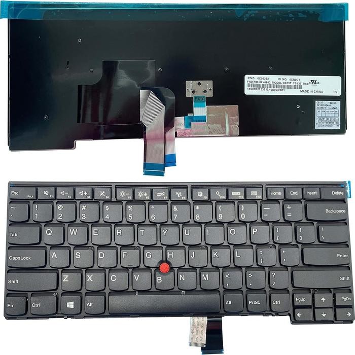 US เค้าโครงแป้นพิมพ์แล็ปท็อปสําหรับ Lenovo E440 T431 T431s T440 T440E T440p T440s T450 T450s L440