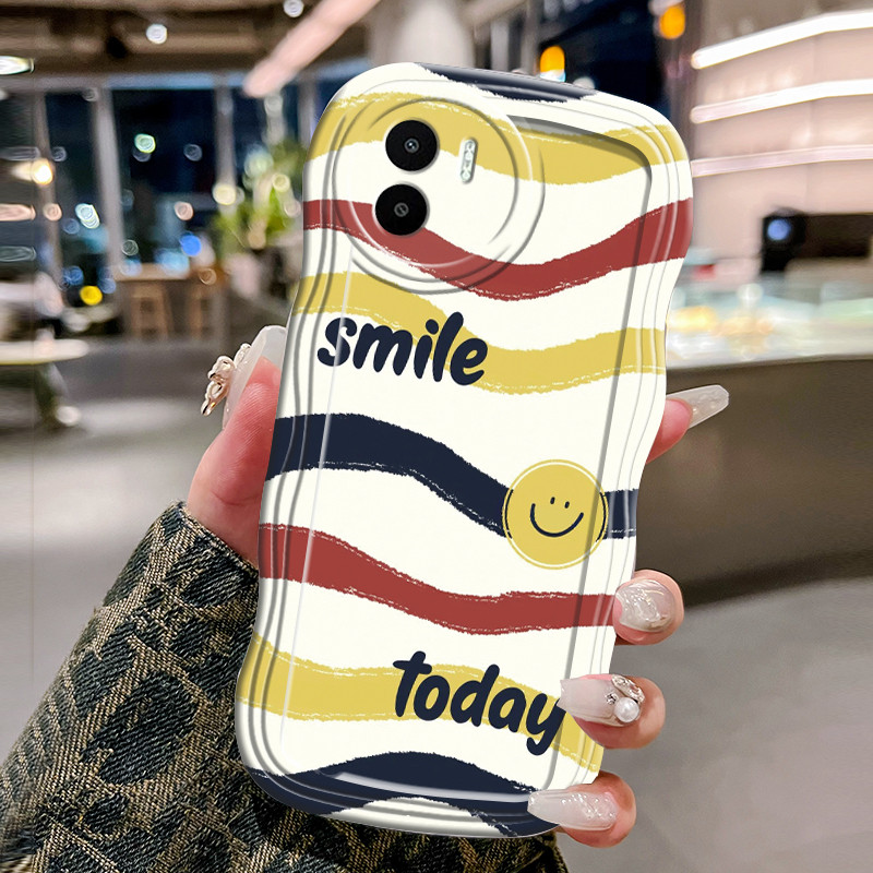 HP เคสโทรศัพท์สําหรับ Xiaomi Redmi A1 A2 กรณีลายเคสโทรศัพท์ซิลิโคน Softcase Wave Wrap Cesing