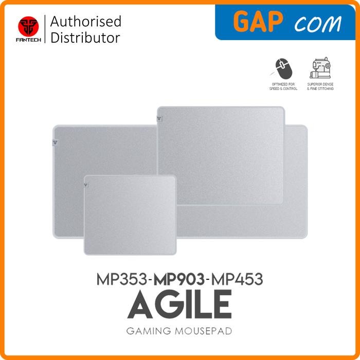 [ผู้เชี่ยวชาญ] Fantech Agile MP353/MP453/MP903 SE Max-Accuracy White Gaming Mousepad
