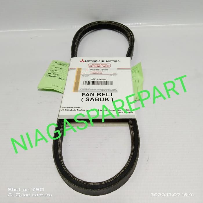 FANBELT POWER STEERING L300 - MD180581 เข็มขัดพัดลม MITSUBISHI ORIGINAL