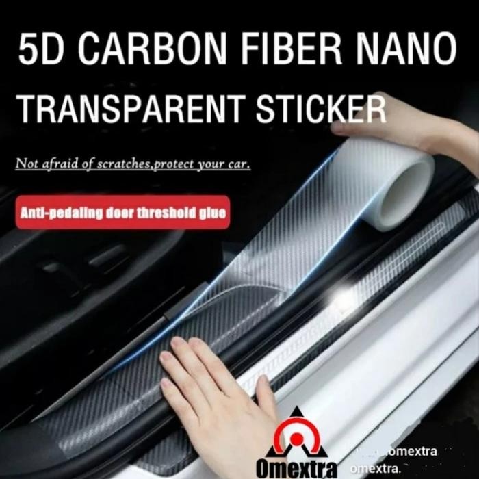 READY TRANSPARENT 5D CARBON FIBER NANO STICKER ANTI-SCRATCH 5D TRANSPARKENT STICKER