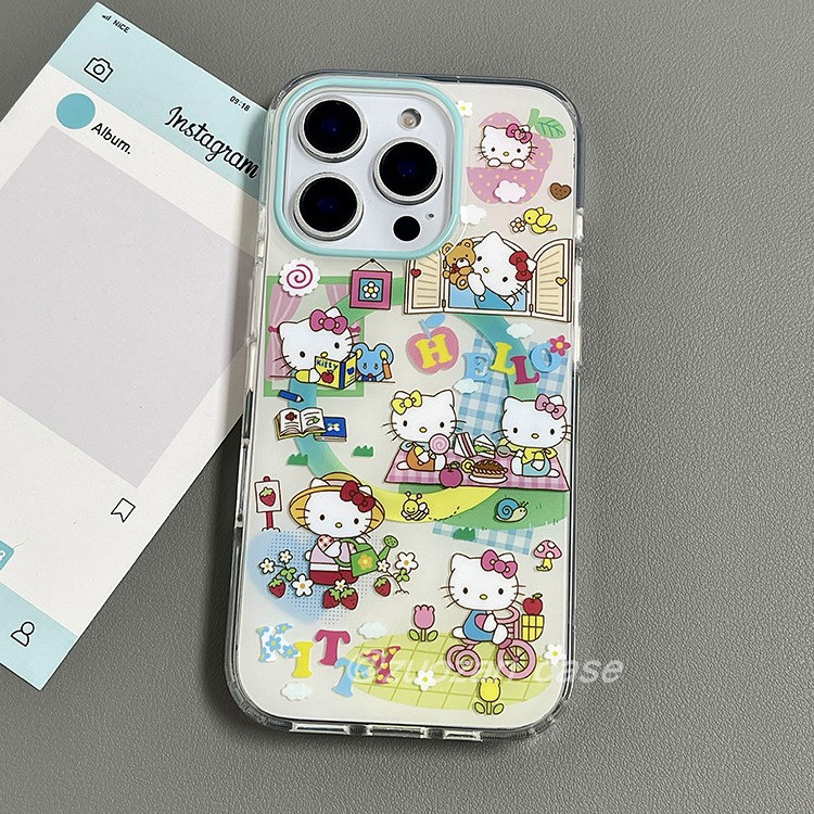 ทนต่อการตก Halo Kitty น่ารักสาวกรณี Xiaomi 15 Ultra 14T Pro Poco C71 X7 Pro F7 Pro F7 Ultra M6 Pro 5