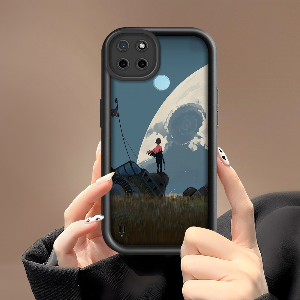 HP เคสโทรศัพท์สําหรับ Realme C21Y C25Y กรณีการ์ตูน Kesing ป้องกันเลนส์ TY DLJ-S2-0171