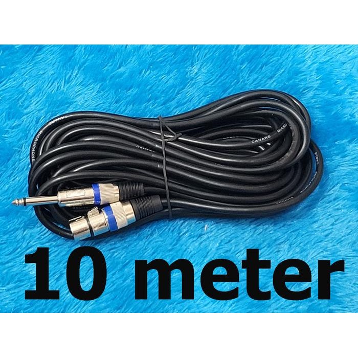 Canare สายไมค์ 10 เมตร L2T-2S -ไมโครโฟนเสียง Cp Akay Mono ถึง Xlr