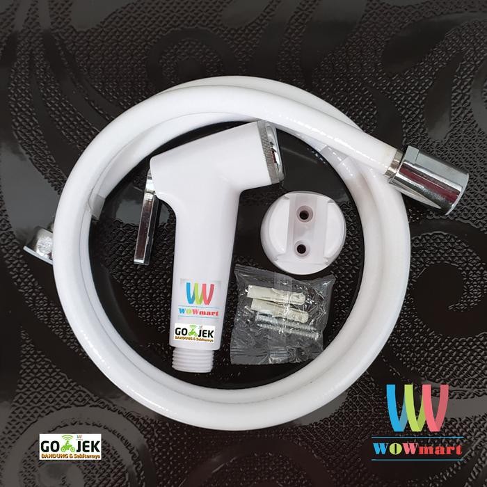 Jet Shower Bidet Toilet Closet FLEXIBLE HOSE WC SPRAY