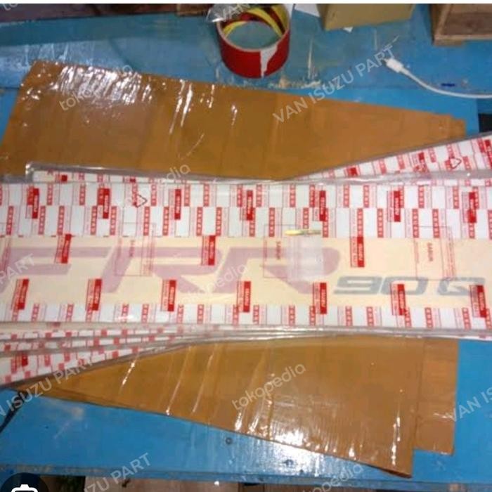 สติ๊กเกอร์ที่ดีที่สุด สติ๊กเกอร์สติ๊กเกอร์ DECAL FRONT SHIELD ISUZU FRR90Q FRR 90 Q ORIGINA