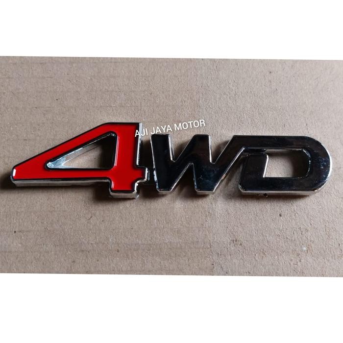 MERAH CRUME RED 4WD EMBLEM โลโก้