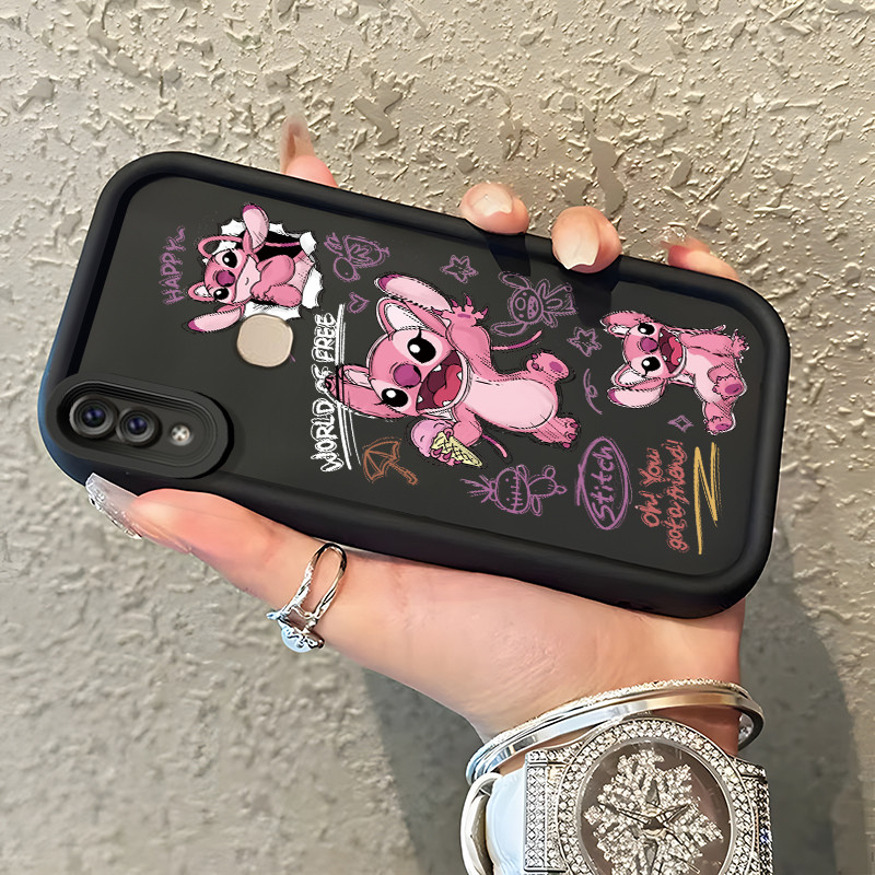 MERAH HP เคสโทรศัพท์สําหรับ VIVO V9 V9 Pro V9 เยาวชน Y85 Y85A Z1i Z3X กรณีเด็กคนต่างด้าวสีชมพูบางกรณ