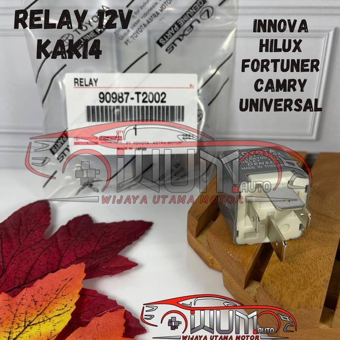 Toyota 12V 4-Prong Universal Relay Innova Hilux Fortuner Camry รหัส 031