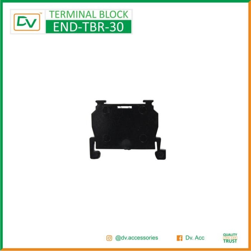 DV END PLATE TERMINAL BLOCK TBR SERIES 30A TBR-30