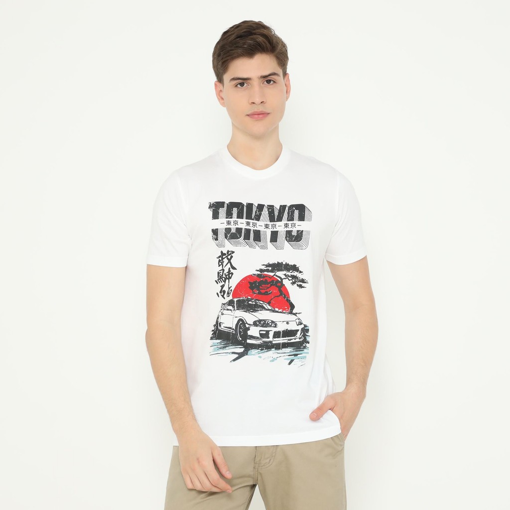 Trafficroom Band เสื้อยืดผู้ชาย Vintage Tokyo Drift 25 เสื้อยืด