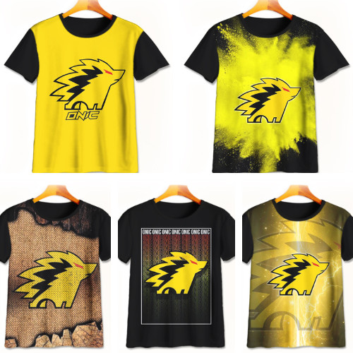 Onic E Sports เสื้อยืดเด็กสําหรับเด็กและผู้ใหญ่ Unisex ผู้ชายและผู้หญิง