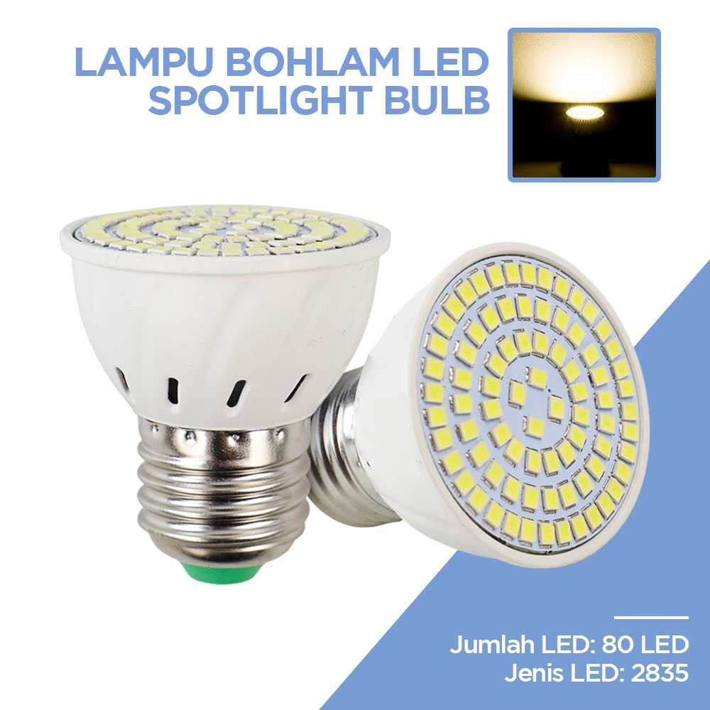Wenni หลอดไฟสปอตไลท์ Led 2835 Smd 999 Lumens 180 องศา 9W