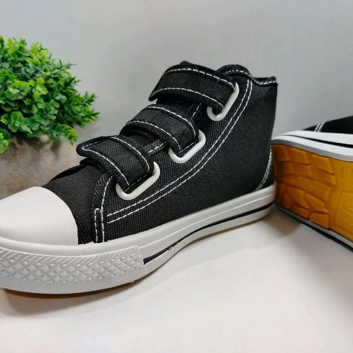 รองเท้า Carviil - Nb Shoes Black Shoes Boys Girls School Shoes