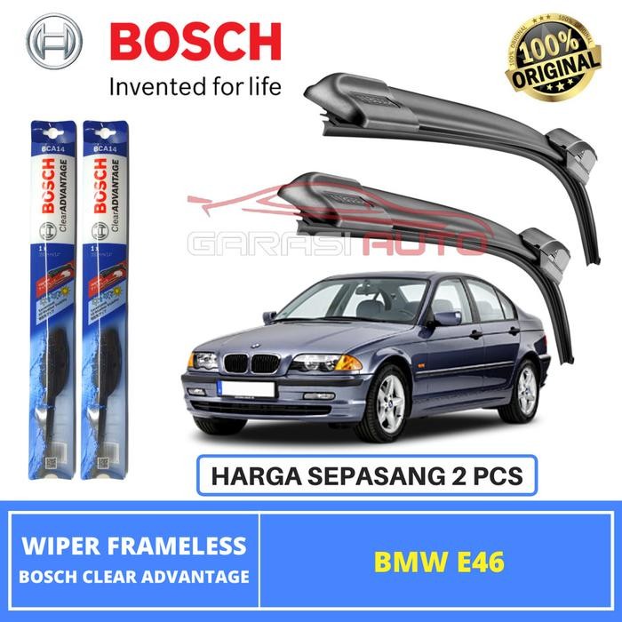 BOSCH WIPER BMW E46 318I CLEAR ADVANTAGE FRAMELESS RUBBER 22-18