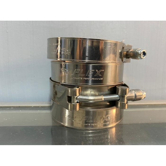 FLEX STAINLESS T - BOLT CLAMP / HOSE T-CLAMP / HOSE CLAMP - 1.75 นิ้ว