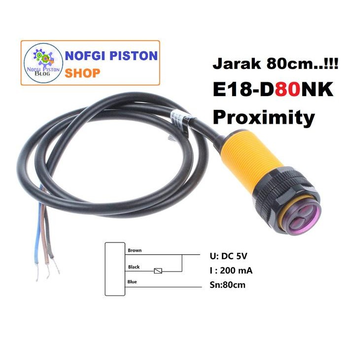 [ผู้เชี่ยวชาญ] E18 D80NK Proximity อินฟราเรด 80CM E 18 D80 NK D 80 NK