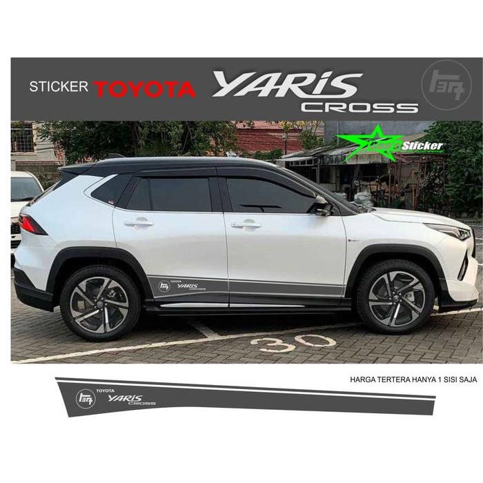 สติ๊กเกอร์ Toyota Yaris Cross 2023 อุปกรณ์เสริม Toyota Yaris Cross ผลิตภัณฑ์ที่โดดเด่น