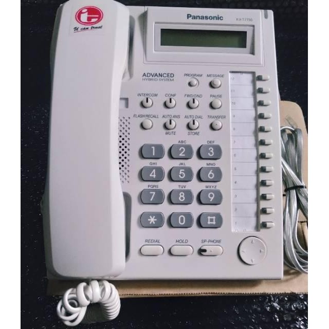 MESIN [Expert] โทรศัพท์ panasonic KX-T7730X - สีขาว - พิเศษสําหรับเครื่อง PABX ไม่ใช่
