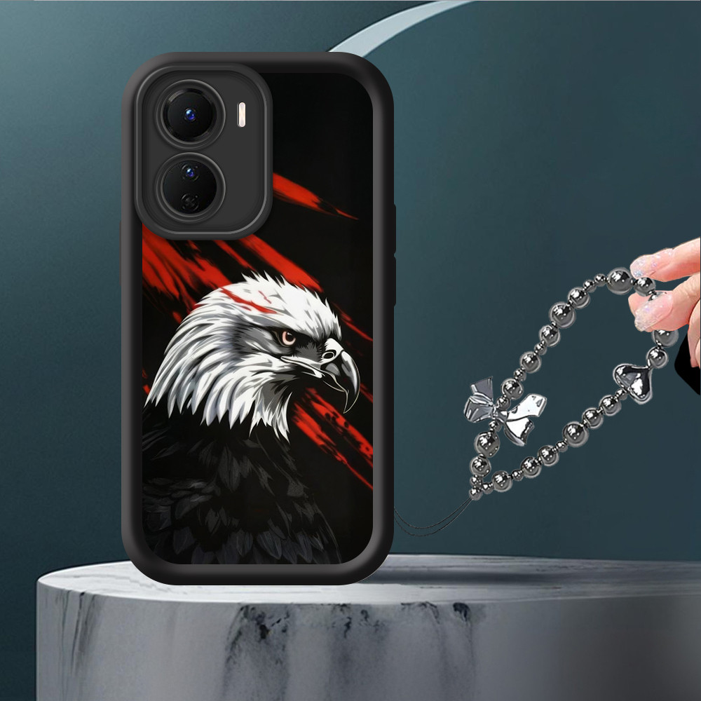 LOKAL [จัดส่งในพื้นที่] IQOO Z6 Z9X 5G Z7I Z9 Lite Turbo + U1X U5X Neo 9 เคสโทรศัพท์ An eagle in bat