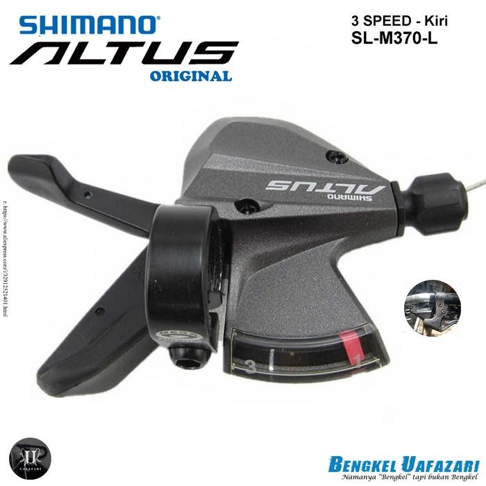 Shimano Altus Sl-M370 3 ความเร็วซ้าย Shifter พับ Minion Bike จัดส่งฟรี