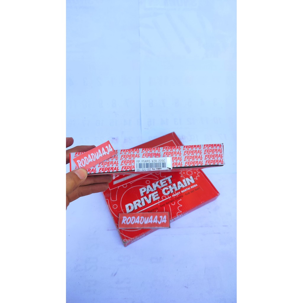 FEDERAL GER SET YAMAHA VEGA ZR 420 (420-15T/40T/108L) FP-F54P0-VZR-220C