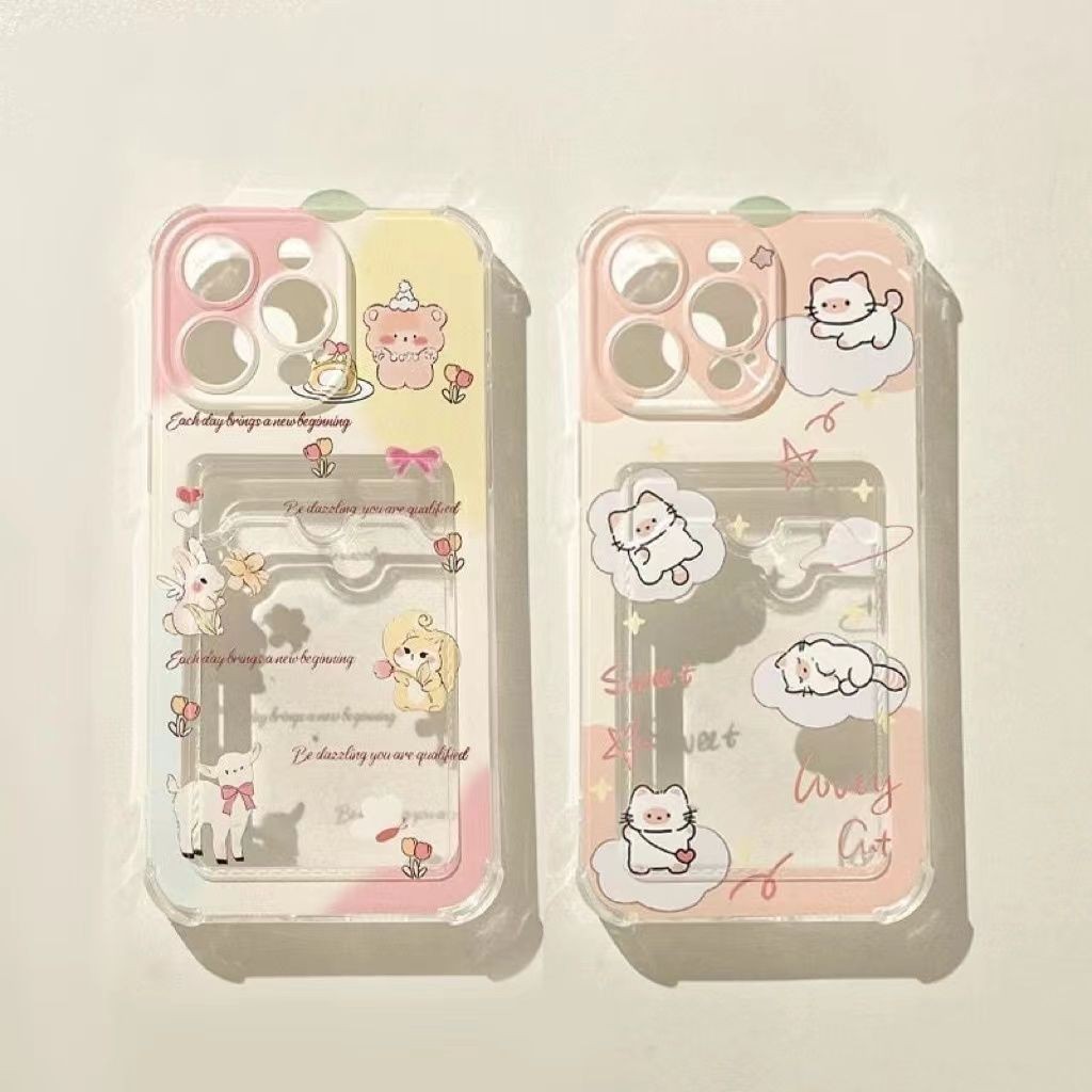 SAMSUNG กระต่ายแมวหมีการ์ตูนแฟนซีปลอกSamsung A37 A57 5G A17 5G A07 A06 5G A55 A36 A35 A56 A16 A26 A2