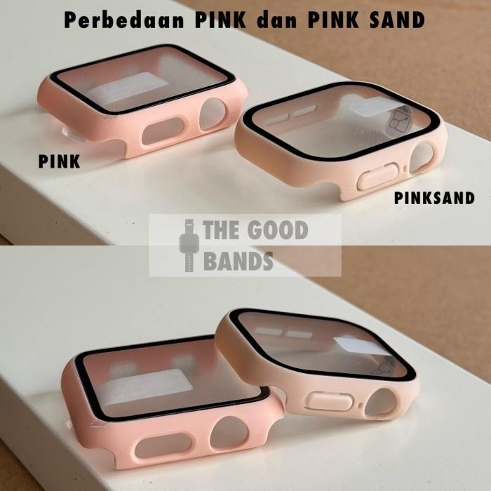 (Allthebest) เคส Apple Watch 7 Casing & Glass Full Cover TG Hard 41MM 45MM BUMPER