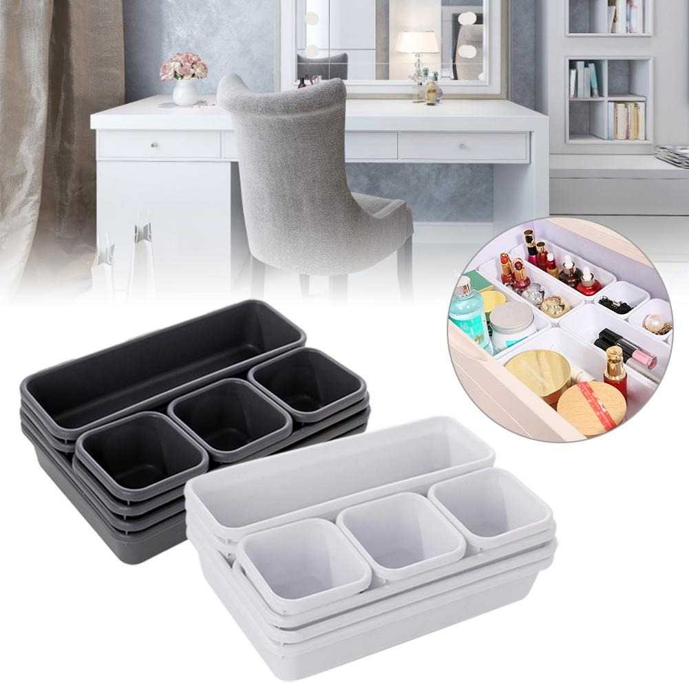 [ดี] BNBS Drawer Divider Box Organizer Drawer Divider Box Plastic 8 PCS - HJ1992