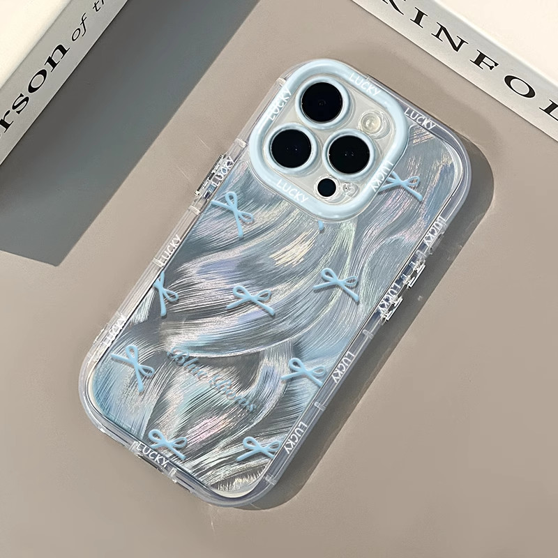 Anti Crack สาวโบว์กรณี Hp Oppo A6t Reno 15F A6X A6 Pro A3X A5I Reno 13F A5 Pro A78 A31 A92 A3S A3 Pr