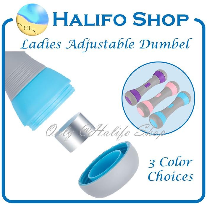 Ladies Dumbell - Girl Adjustable Dumbell - Barbell Multi Fitness Gym Tbk