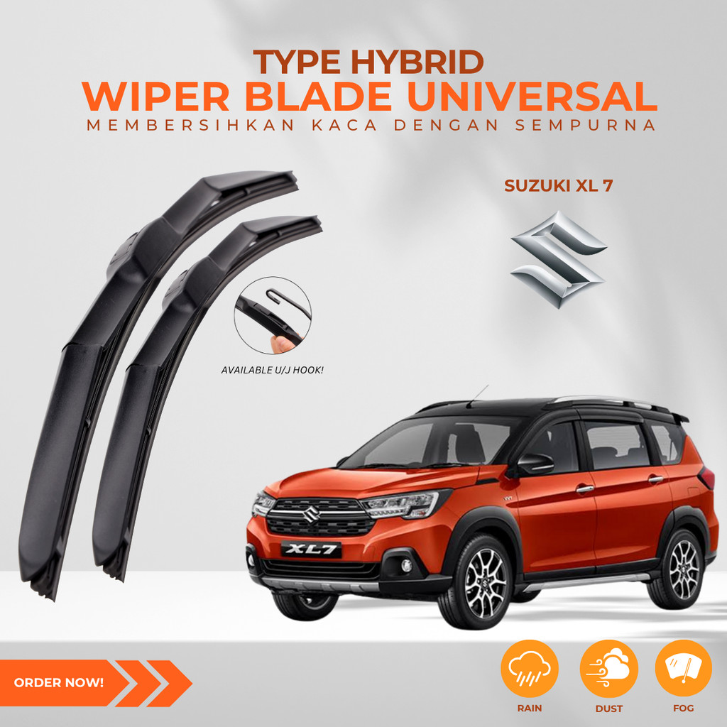 ที่ปัดน้ําฝน Suzuki XL7 Hybrid หนึ่งคู่ซ้ายขวา