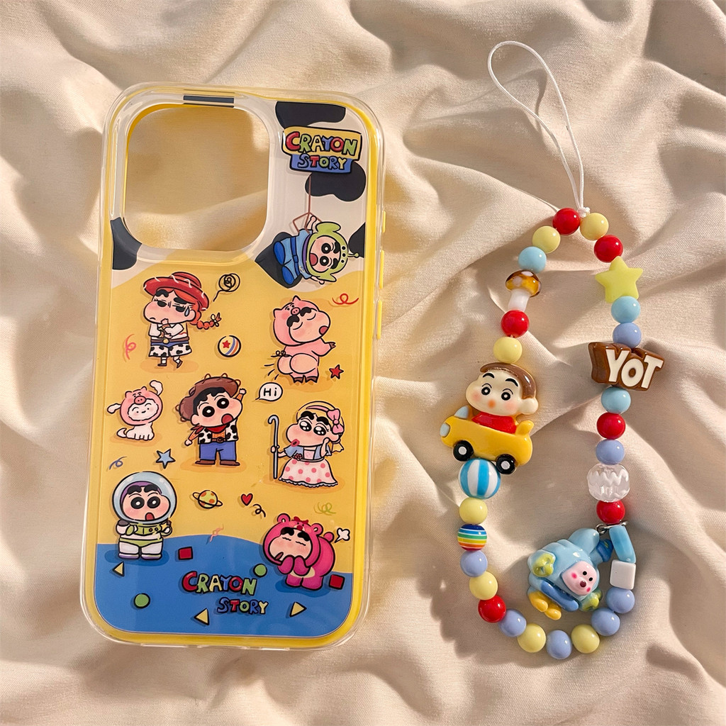 นุ่มน่ารักอาวุโส Crayon Shinchan สําหรับ Vivo Y21d iQOO Z10 Z10R V60 Y400 V40 Lite 4G 5G Y28 V50 Y29